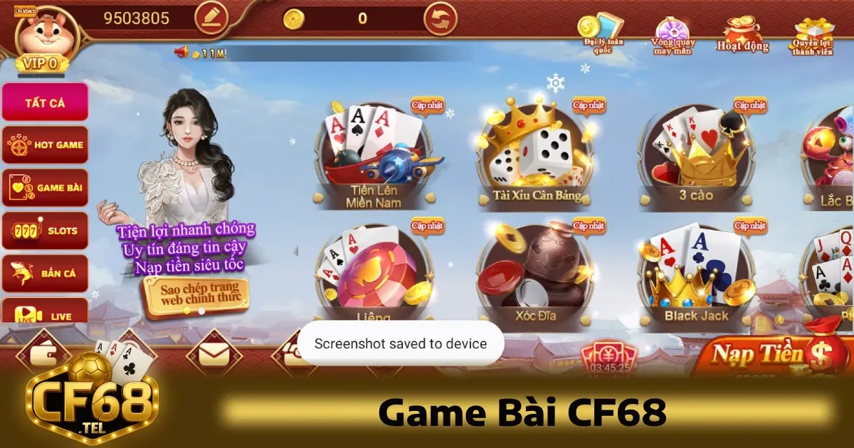 Game bài CF68 còn liên tục cập nhật các game mới, nhằm mở rộng trải nghiệm và thu hút nhiều đối tượng người chơi hơn.