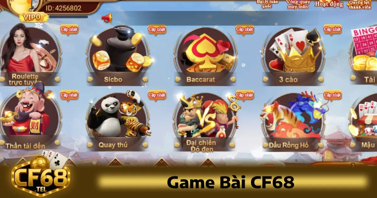 Các game bài CF68 đều có thiết kế tối giản nhưng tinh tế, dễ điều hướng, phù hợp cho mọi đối tượng người dùng từ mới bắt đầu cho đến cao thủ.