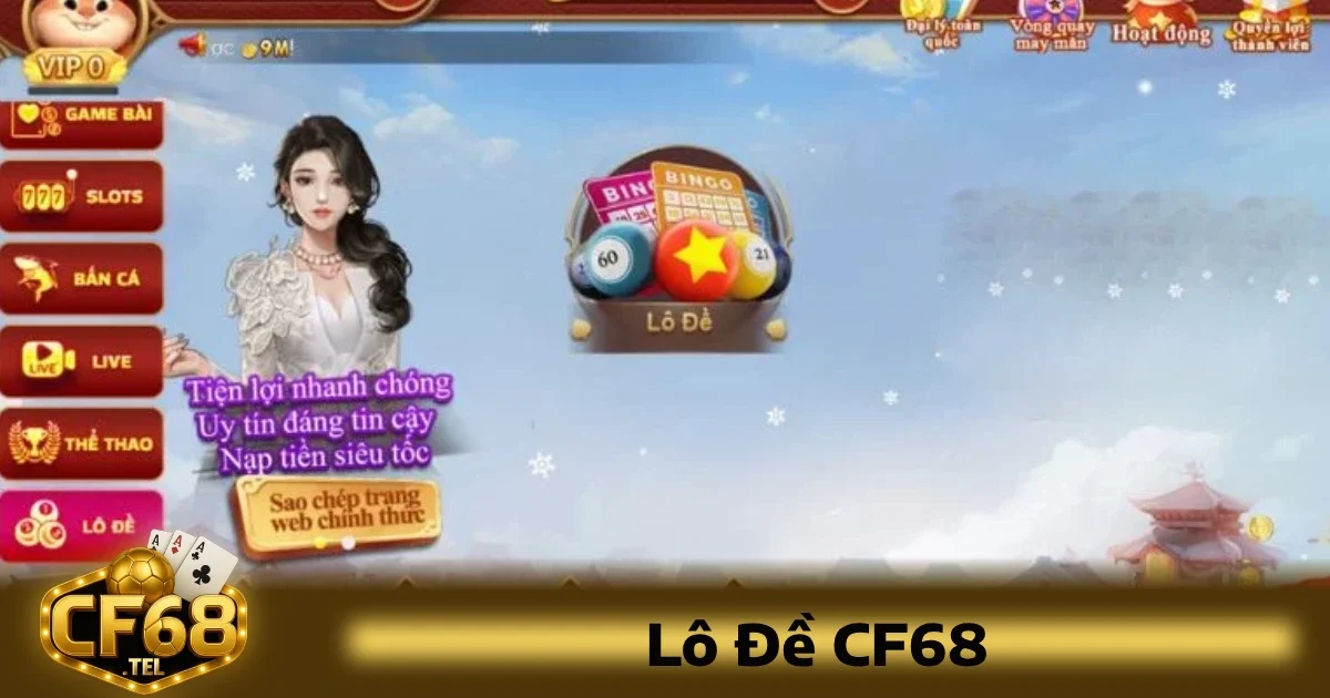 Hình thức cược lô đề CF68: bao lô, lô xiên, lô trượt, đầu đuôi