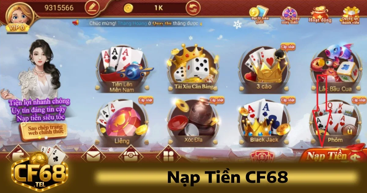 Để có thể nạp tiền CF68 thành công, người chơi cần nắm rõ các bước chuẩn bị, phương thức thanh toán cũng như các quy định liên quan.